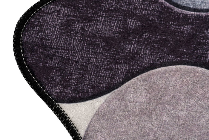 Mijölnir Juego de alfombras de baño Circle - Purple